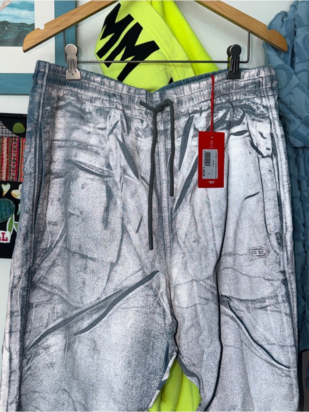 Diesel Relaxed D-Martyans Track Denim XXL